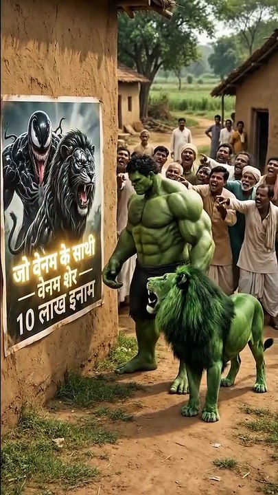 Hulk vs Gladiator Lion