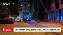 Kars'ta aynı aileden 4 kişi, sobadan sızan gazdan zehirlendi