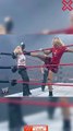 Stacy Keibler vs Trish Stratus 🔥 WWE Divas Showdown   Iconic Moments #wwe #shorts