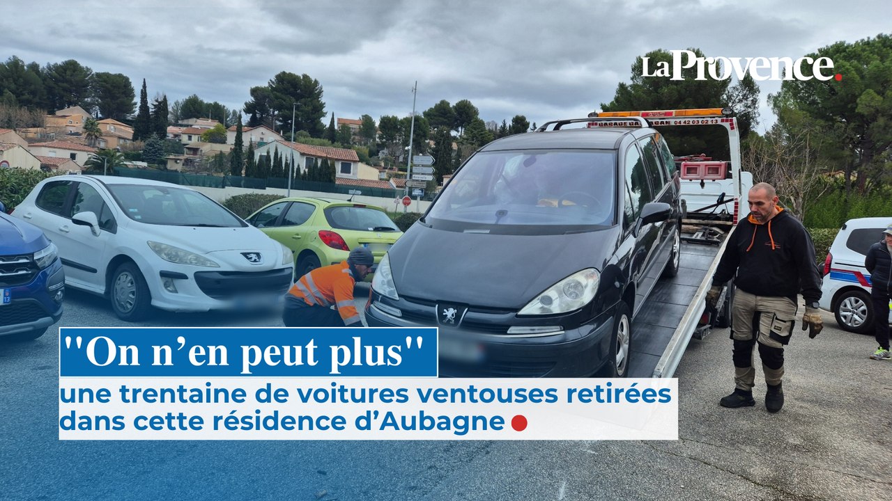 "On n’en peut plus" : une trentaine de voitures ventouses retirées dans cette résidence d’Aubagne, non sans tensions