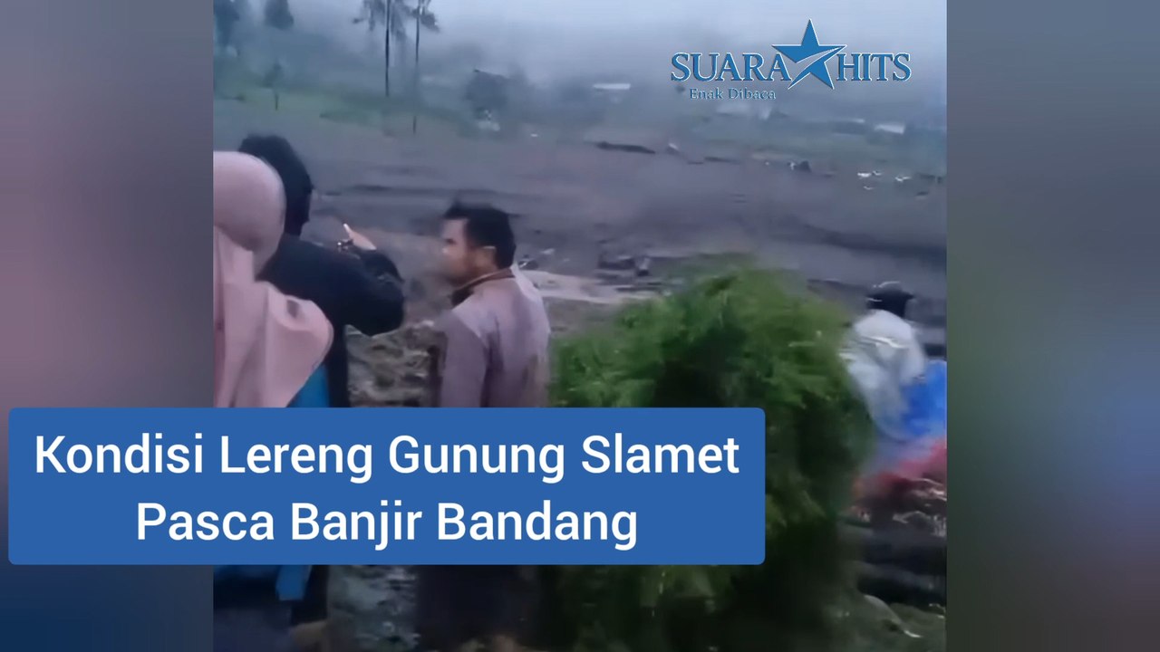 Banjir Sapu Pemukiman di Kaki Gunung Slamet