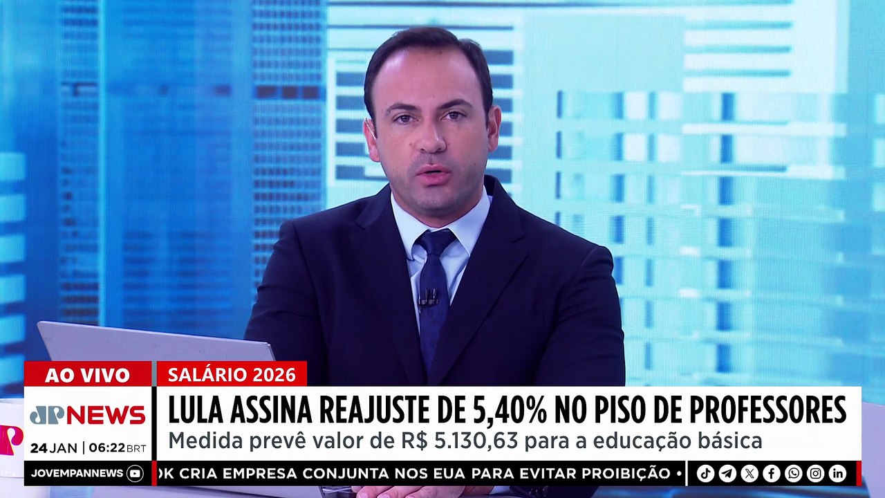 Lula assina reajuste de 5,4% no piso salarial dos professores