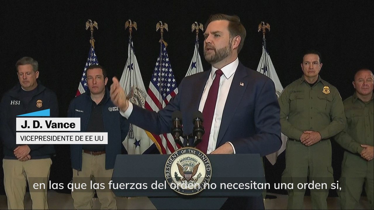 El vicepresiente de EE UU asegura que los agentes "no están entrando en viviendas sin órdenes judiciales"