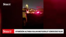 Başakşehir'de otobüsün altında kalan motosiklet sürücüsü öldü