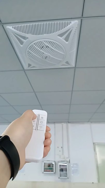 14 inch electric ceiling mounted false box fan with remote control #Mingletec #highquality #electric #ceiling #fans #remotecontrol #household #ventilation #plastic #silent #manufacturer #supplier #fyp