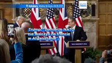 Kraje NATO oburzone słowami Trumpa o unikaniu linii frontu w Afganistanie