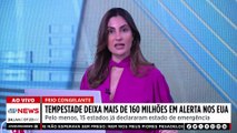 Tempestade de inverno deixa mais de 160 milhões em alerta nos EUA