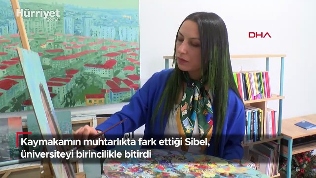 Kaymakamın muhtarlıkta fark ettiği Sibel, üniversiteyi birincilikle bitirdi