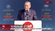 Cumhurbaşkanı Erdoğan: Terör örgütüyle mücadele daha güçlü ve kararlı bir hale geliyor