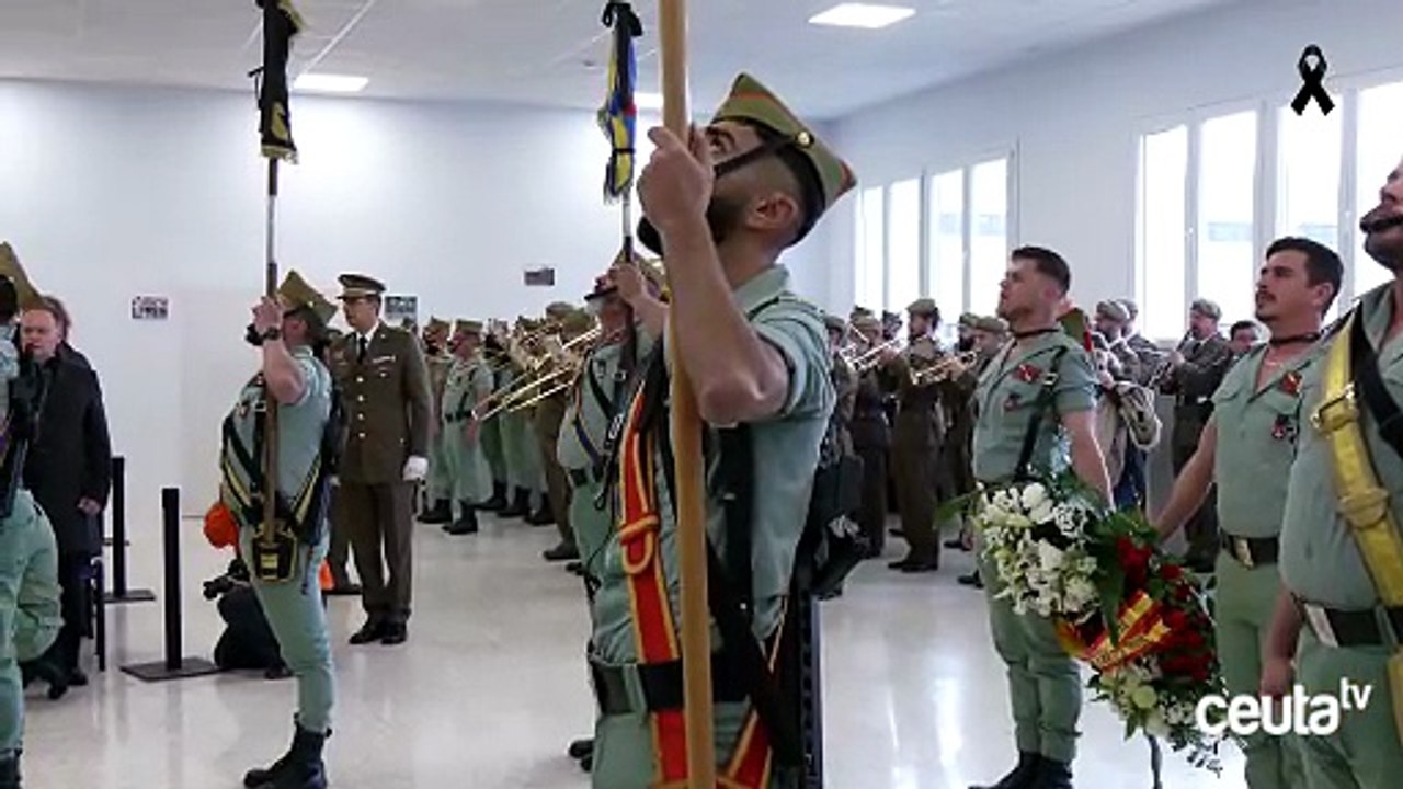 El Tercio Duque de Alba 2º de La Legión despide a su Capitán Álvaro García