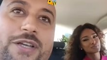 L'ultimo video social di Simone Bonino, in auto con Samira Lui