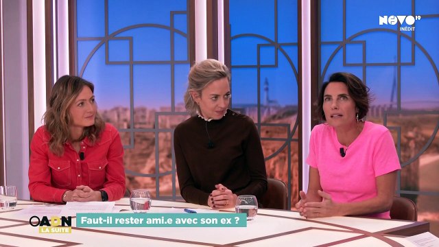 Alessandra Sublet sur le plateau de l’émission On a du nouveau