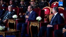 الرئيس السيسي: حق الشهداء مرحش فطيس..  ده مش حادثة في الطريق ده قدم روحه علشان بلد تعيش