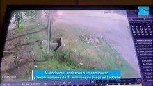 Asalto millonario en La Plata: motochorros robaron más de $25 millones a un camionero