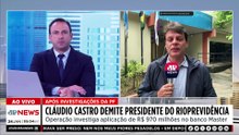 Cláudio Castro demite presidente da RioPrevidência após investigação da PF