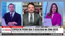 Esposa de Pedro Bial é assaltada ao lado da filha de 5 anos na zona oeste de SP