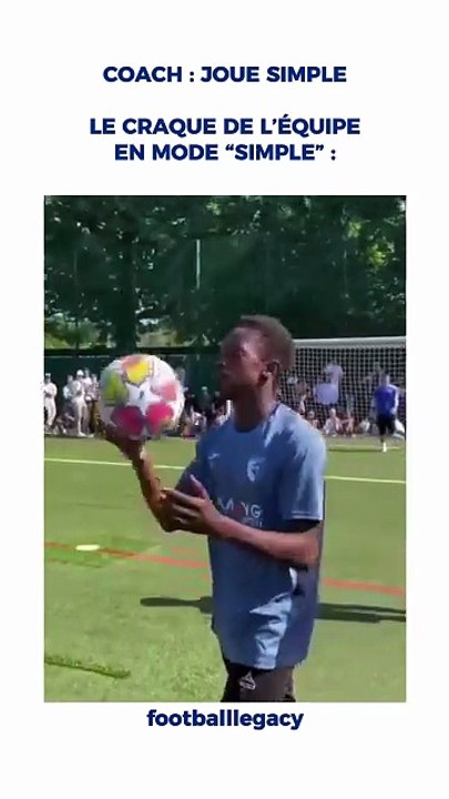 COACH : JOUE SIMPLE LE CRAQUE DE L'ÉQUIPE EN MODE "SIMPLE"