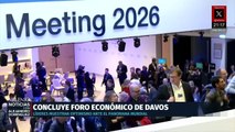 Christine Lagarde transmite optimismo al cierre de Davos 2026