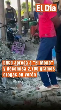DNCD apresa a “El Mono” y decomisa 2,700 gramos drogas en Verón