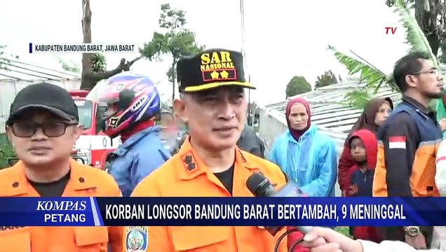 9 Korban Meninggal Dunia Usai Bencana Longsor di Bandung | KOMPAS PETANG