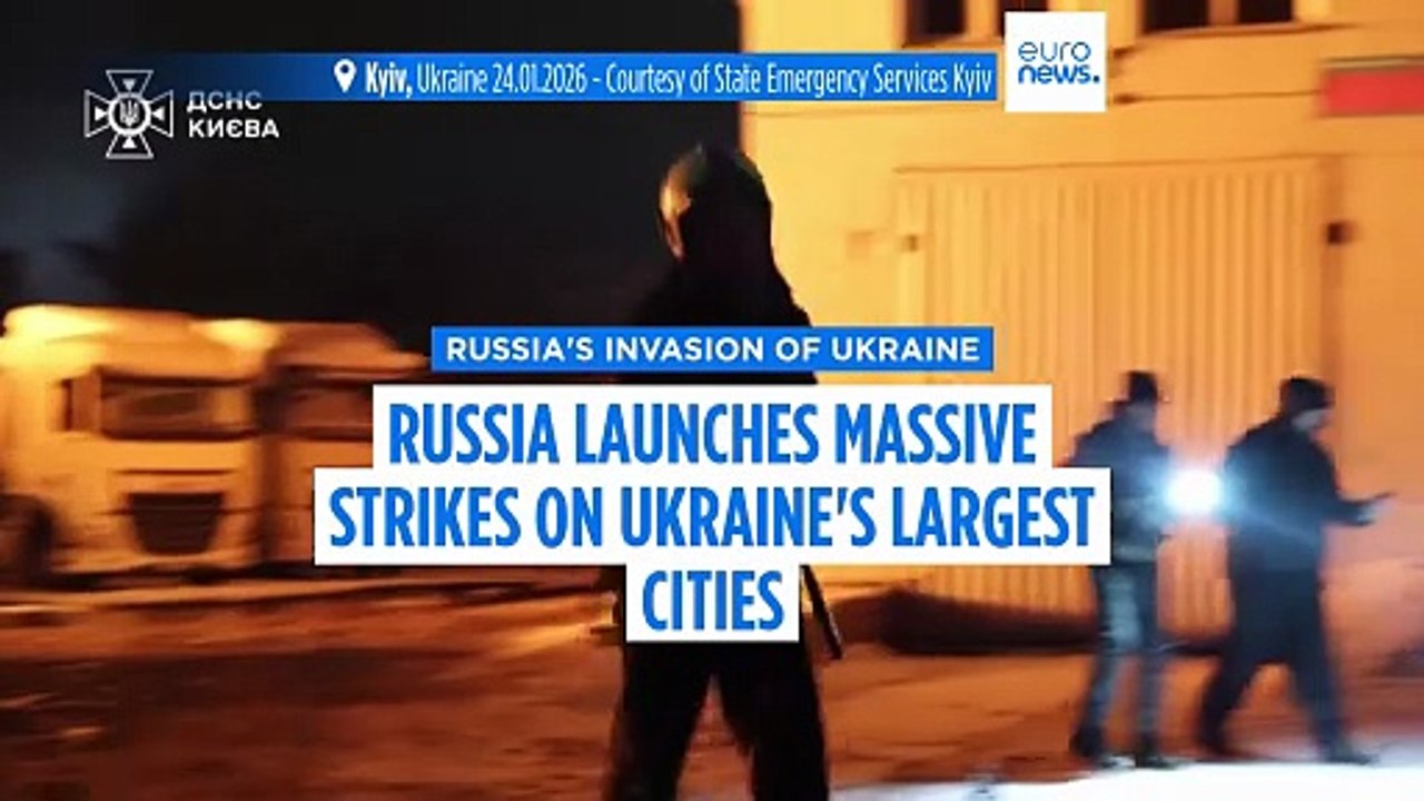 Ukraine facing emergency power cuts after Russian strikes hit energy infrastructure