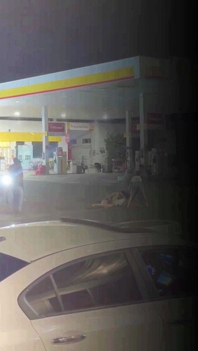 Vídeo mostra briga generalizada em posto de combustíveis em cidade da região