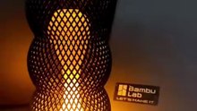 Stampa 3D lampada stile lava colata