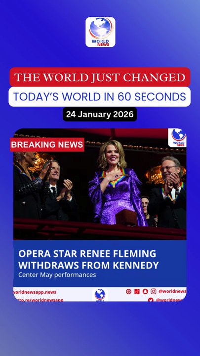 Opera star Renee Fleming withdraws from Kennedy Center May performances