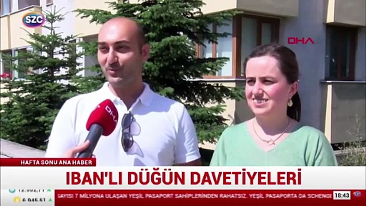 Davetiyede IBAN dönemi