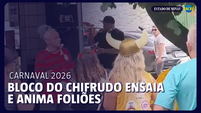Bloco do Chifrudo ensaia e anima foliões do Padre Eustáquio