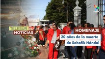 Salvadoreños rinden homenaje al líder revolucionario Schafik Hándal