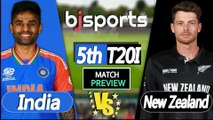 India vs New Zealand 2026 | IND vs NZ 5th T20I Match Preview |