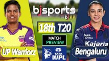 WPL 2026 | Royal Challengers Bengaluru Women vs UP Warriorz Women 18th T20 Match Preview |