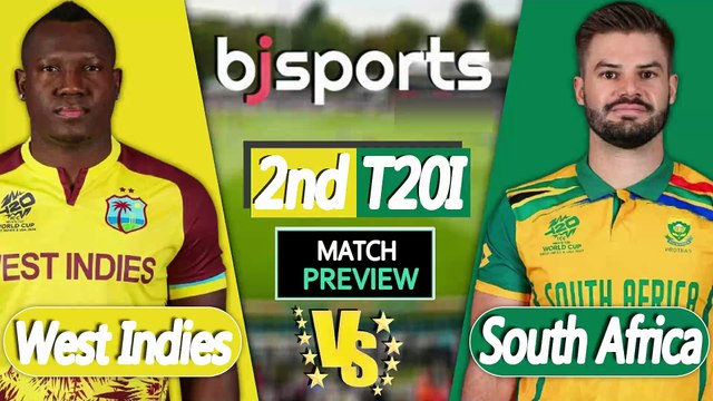 West Indies vs South Africa 2026 | SA vs WI, 2nd T20 Match Preview |