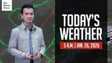 Today's Weather, 5 A.M. | Jan. 26, 2026