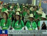 Realizan elección de voceros para los consejos campesinos para impulsar la producción nacional