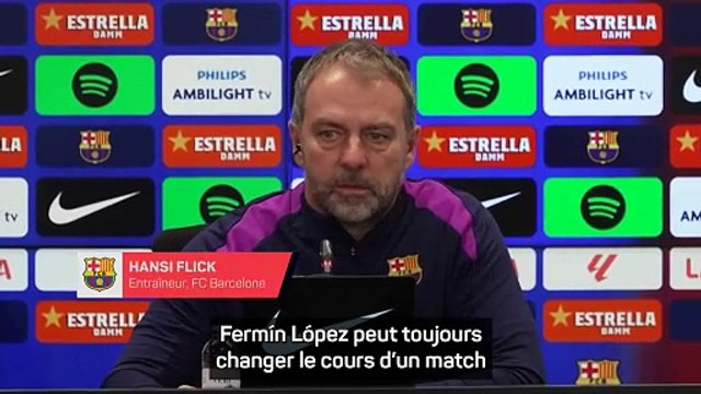 Flick : Fermín López peut toujours changer le cours d’un match