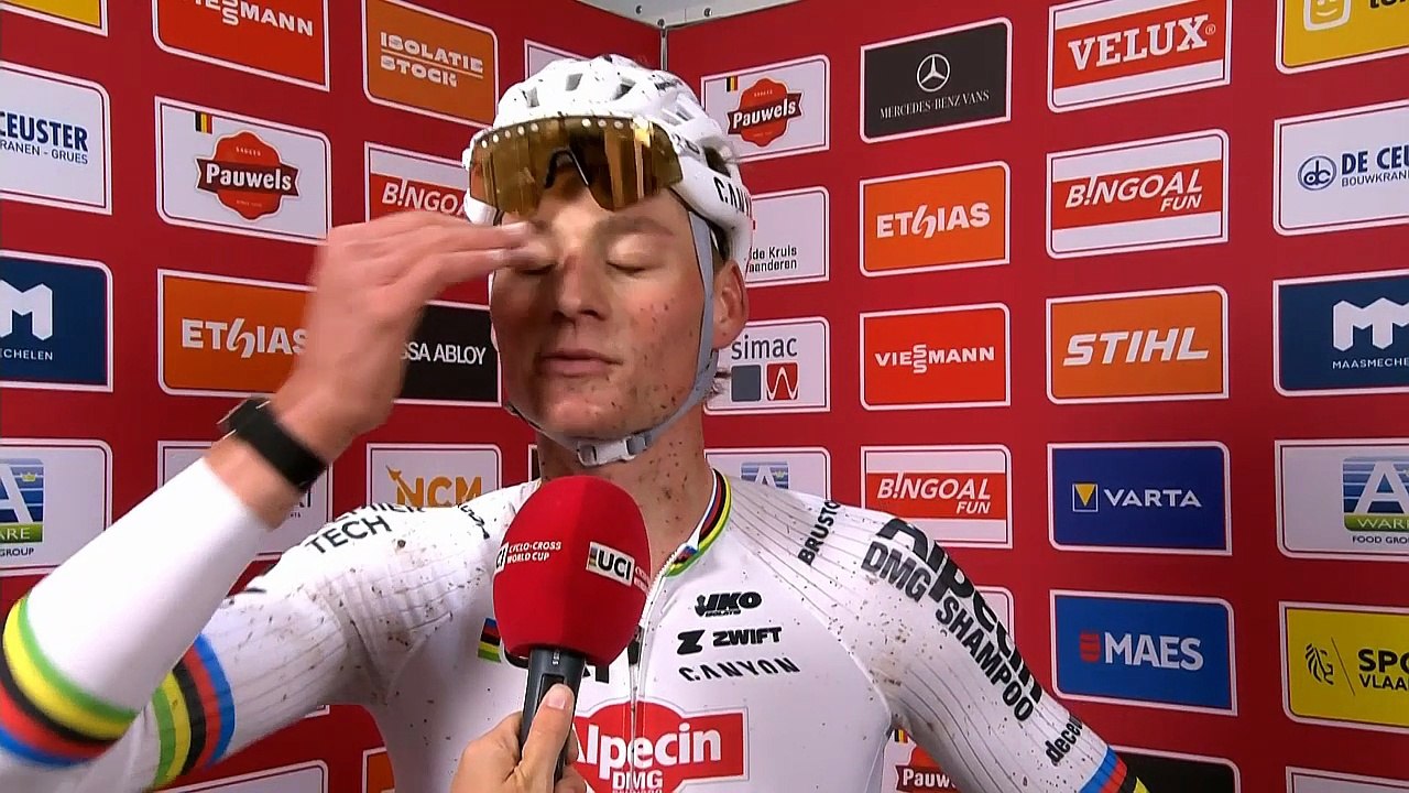 Cyclo-cross - UCI World Cup Maasmechelen 2026 - Mathieu van der Poel : "J'ai eu deux crevaisons à des mauvais moments..."