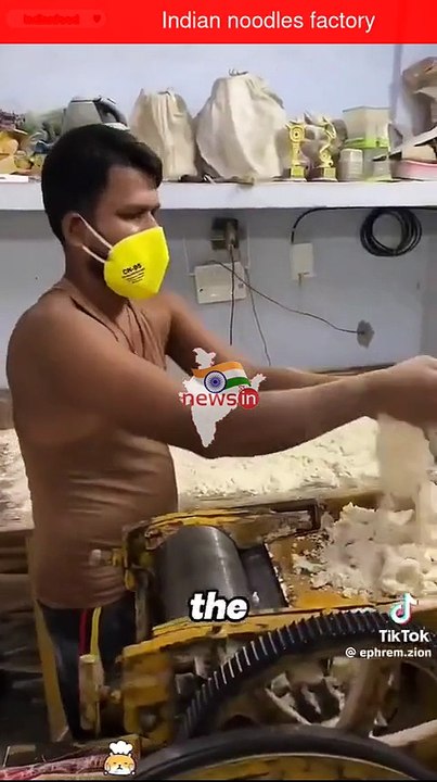 Indian noodles factory [Video]