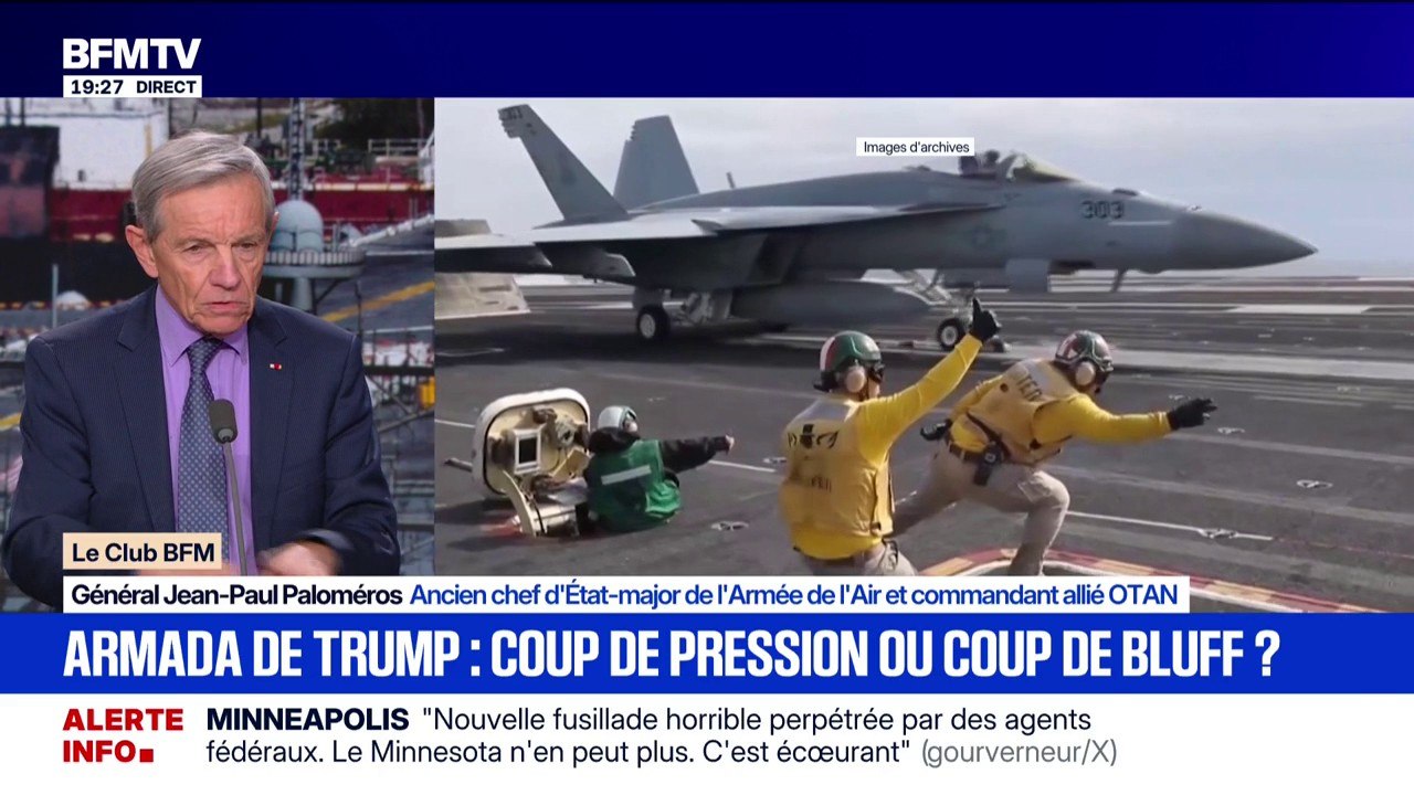 "Armada" de Donald Trump qui se dirige vers le golfe Persique: "Le véritable chef d'orchestre dans cette région, c'est Israël", explique Jean-Paul Paloméros, ancien chef d'État-major de l'armée de l'air