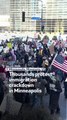 Thousands Protest Immigration Crackdown in Minneapolis