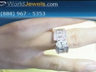 18K Yellow Or White Gold Diamond Ring 3.00 ct. tw. CE-46
