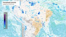 Sábado, 24 de janeiro: chuva, nebulosidade e vento