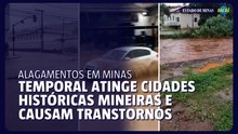 Temporal atinge cidades históricas mineiras e causam transtornos