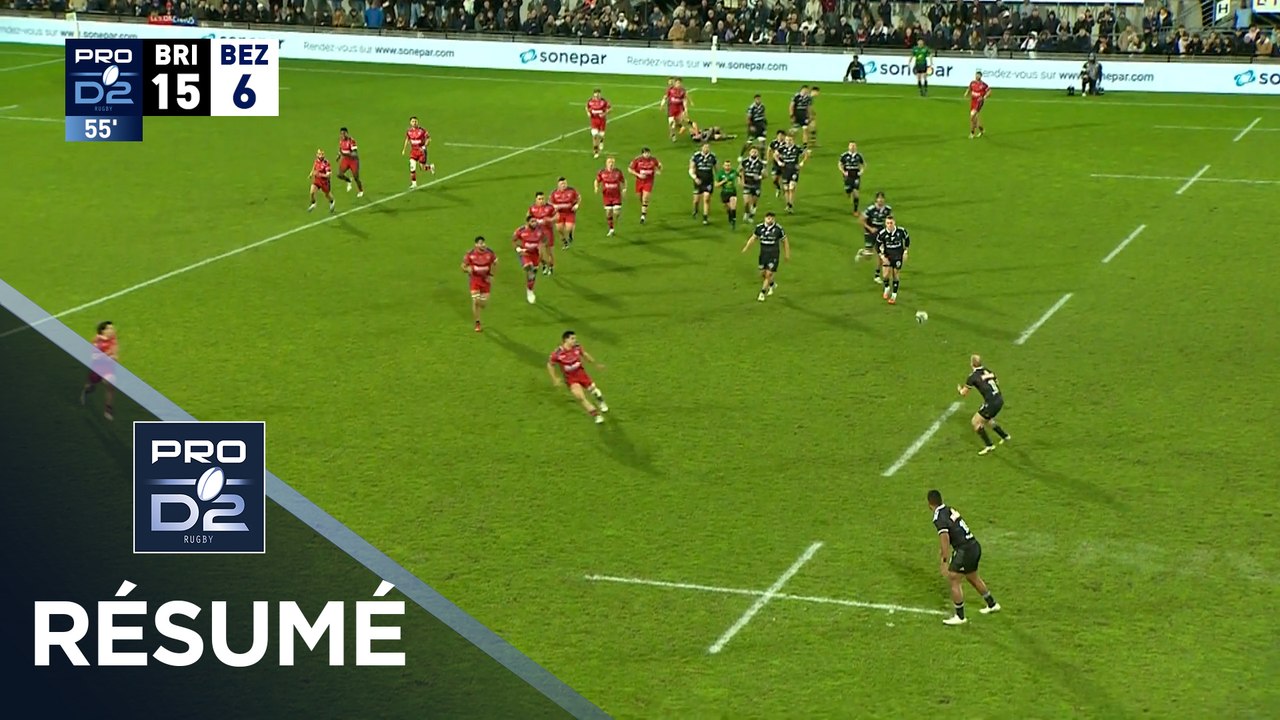 PRO D2 Saison 2025-2026 J18 - Résumé CA Brive - AS Béziers Hérault