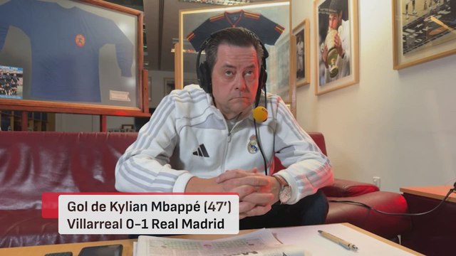 Roncero celebra el liderato del Real Madrid | Villarreal 0-2 Real Madrid