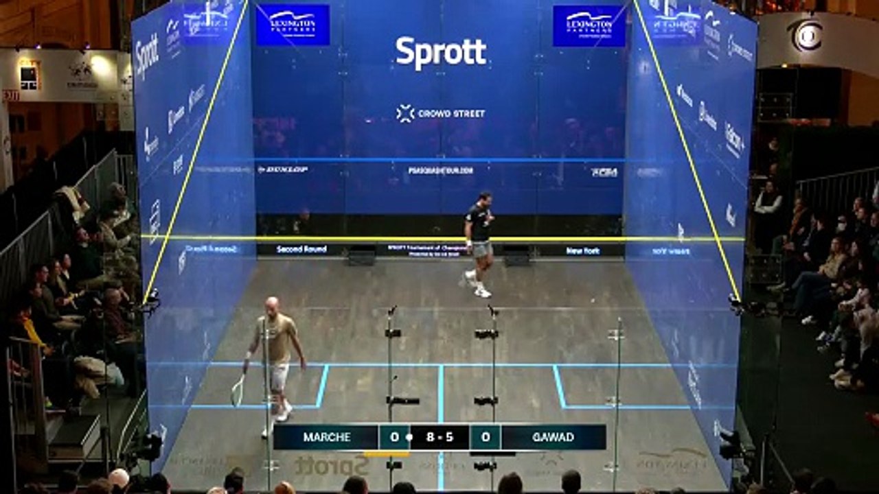 Grégoire Marche - Karim Abdel Gawad - Tournament of Champions - NYC - 2eme tour