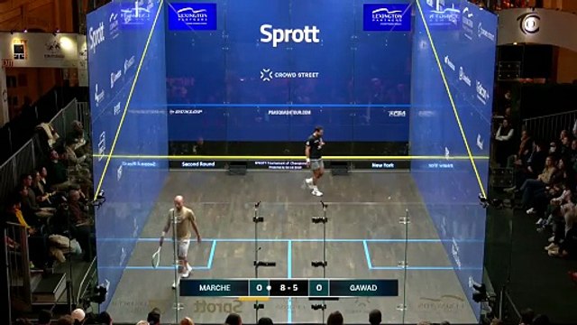 Grégoire Marche - Karim Abdel Gawad - Tournament of Champions - NYC - 2eme tour