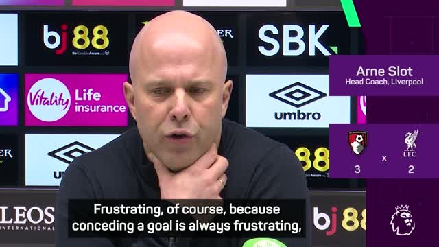 Slot blames scheduling for agonising Bournemouth defeat