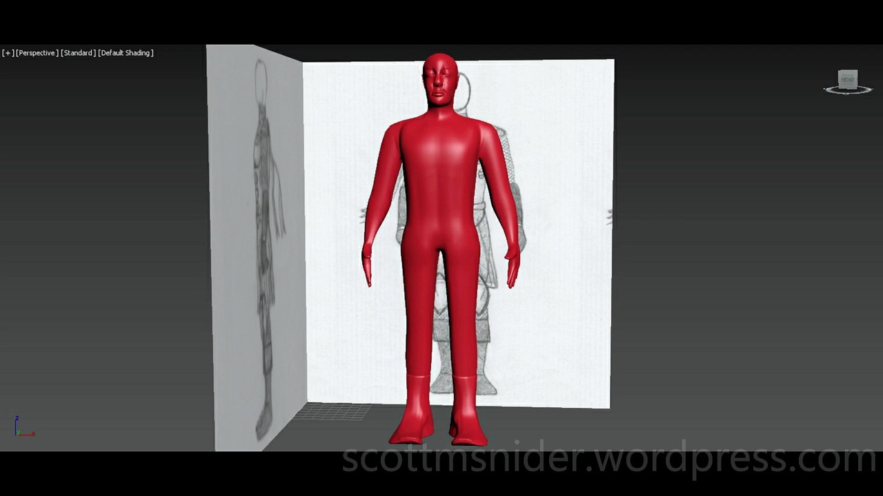 Flame: 3DS MAX Practice Polygon Modeling Model Video #147 (01-24-2026)